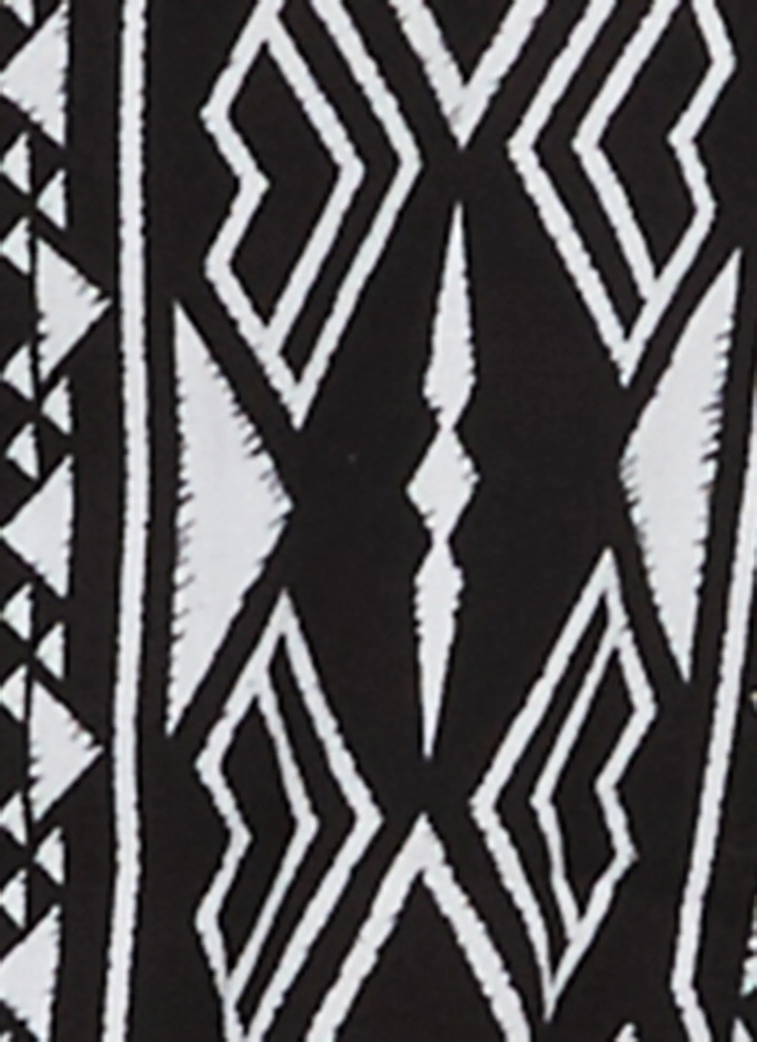 Aztec Print Strapless Romper