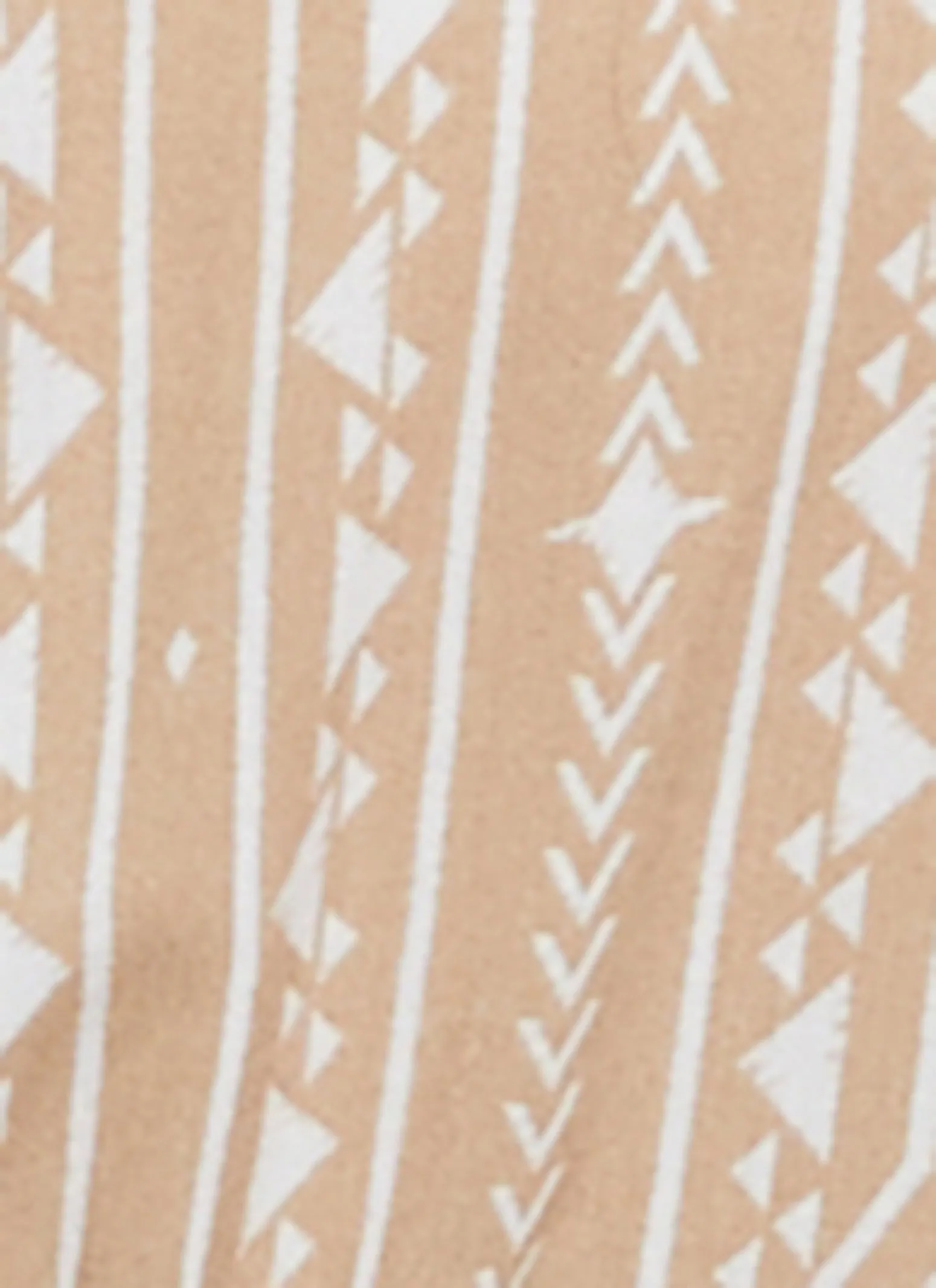 Aztec Print Strapless Romper
