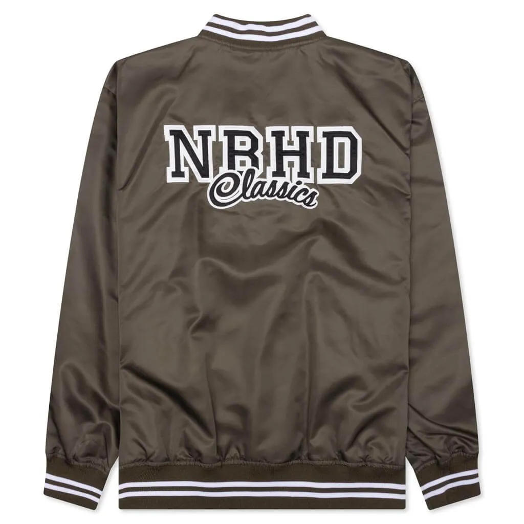Baseball Jacket - Olive Drab