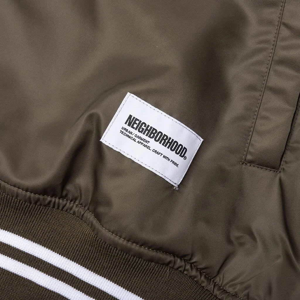 Baseball Jacket - Olive Drab