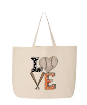 Baseball Love Totes