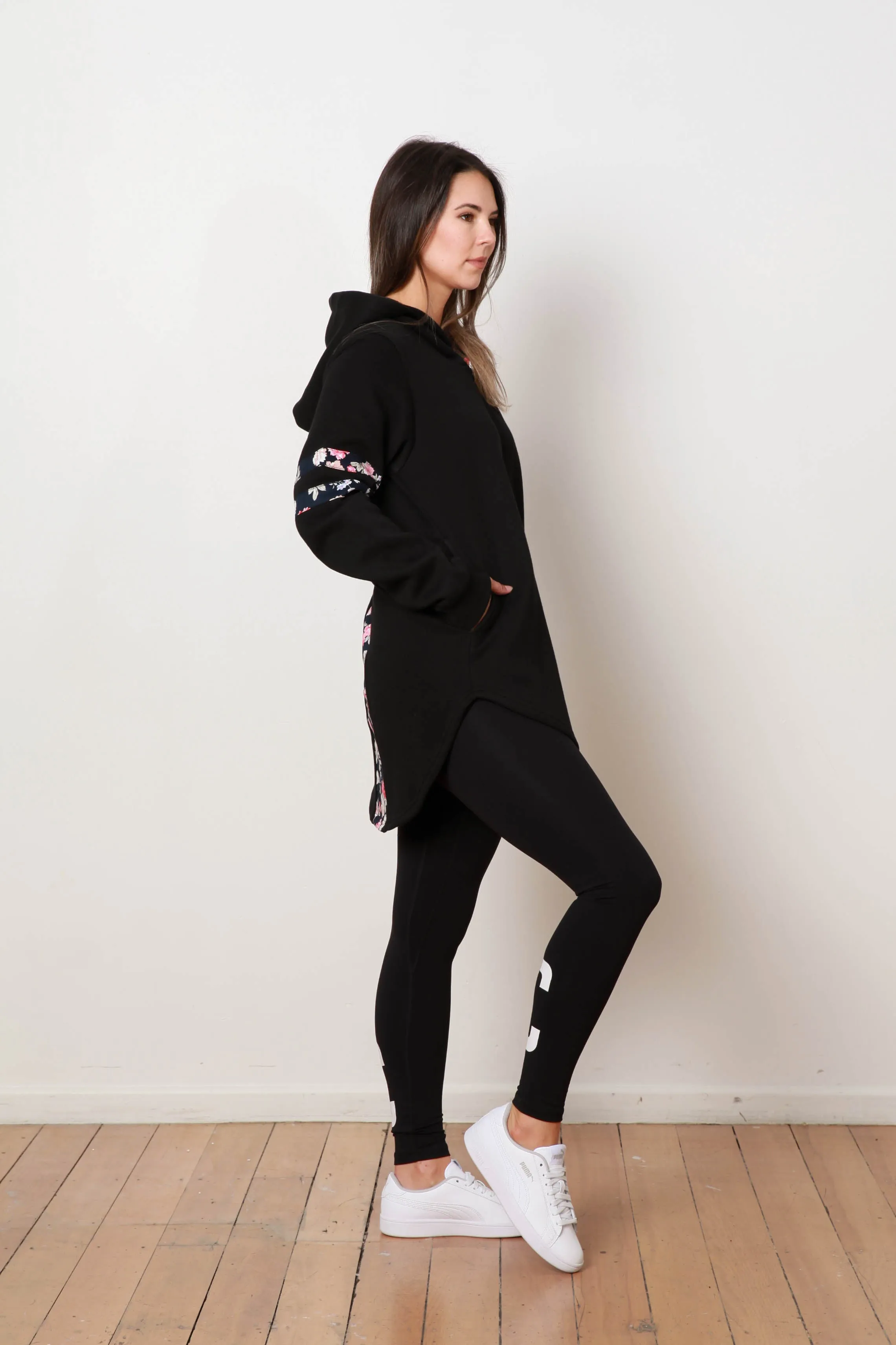 BELLA BASEBALL HOODY