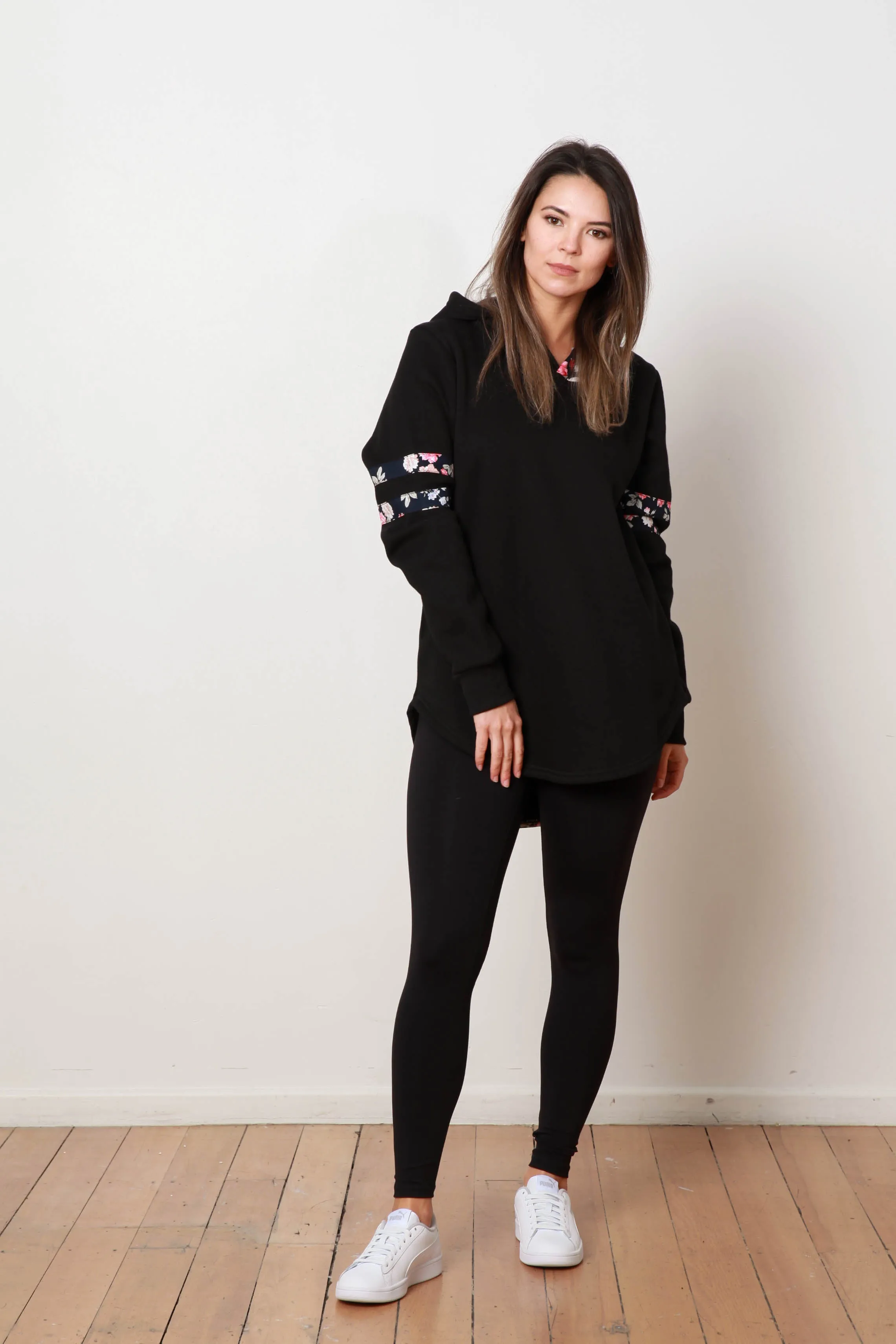 BELLA BASEBALL HOODY