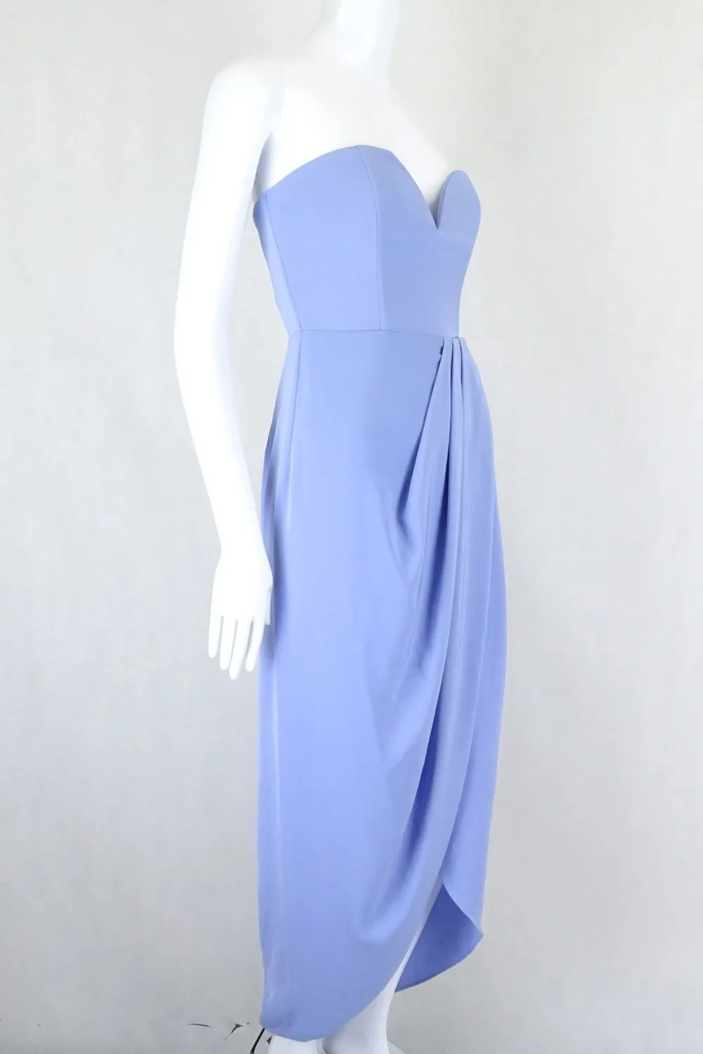 Blue Strapless Dress  6AU