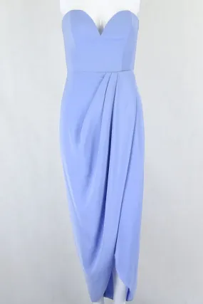 Blue Strapless Dress  6AU