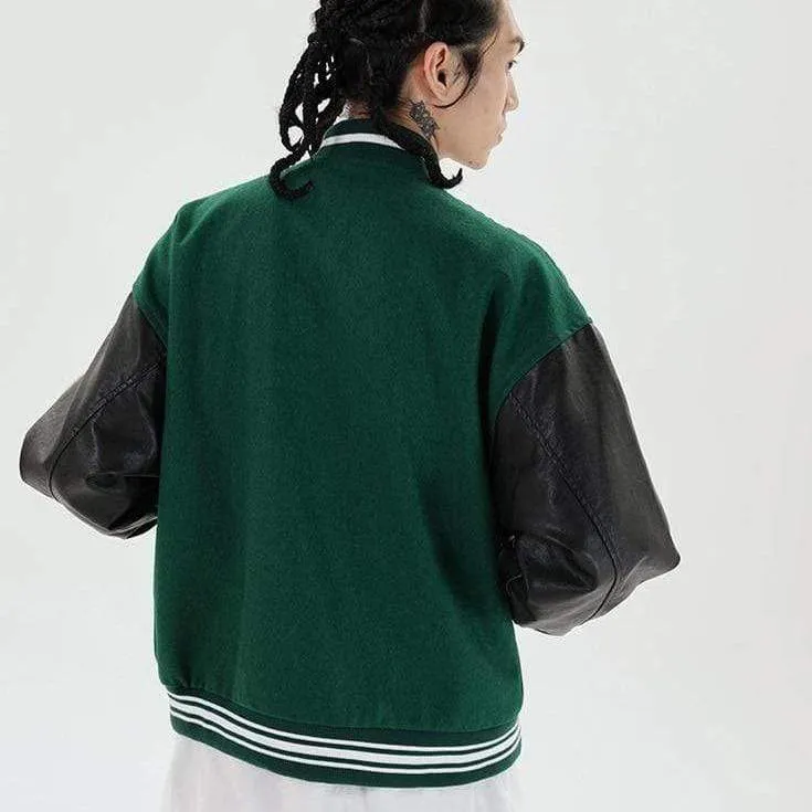 Bone Varsity Jacket