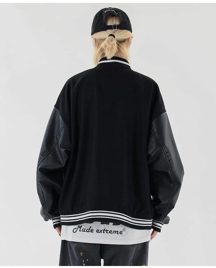 Bone Varsity Jacket