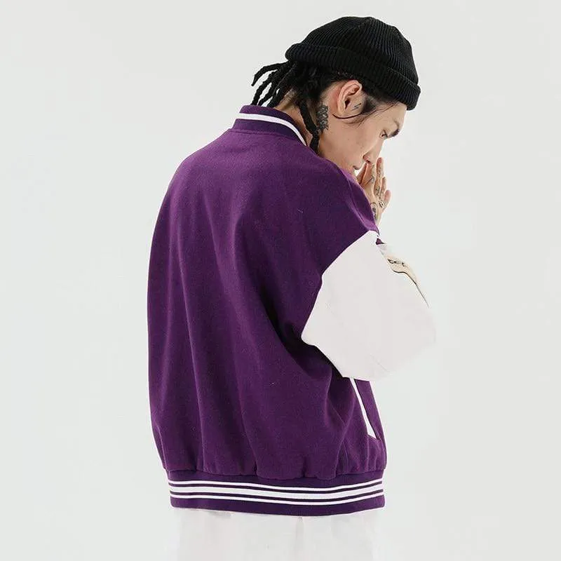 Bone Varsity Jacket