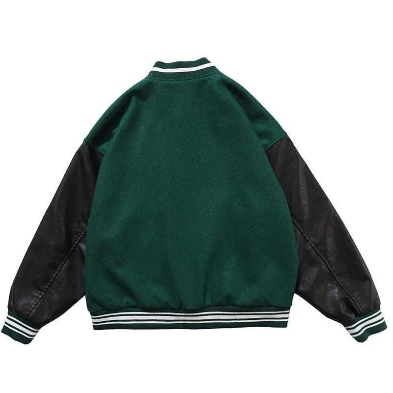 Bone Varsity Jacket