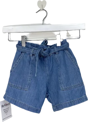 Bonpoint Blue Denim Shorts 4 Years