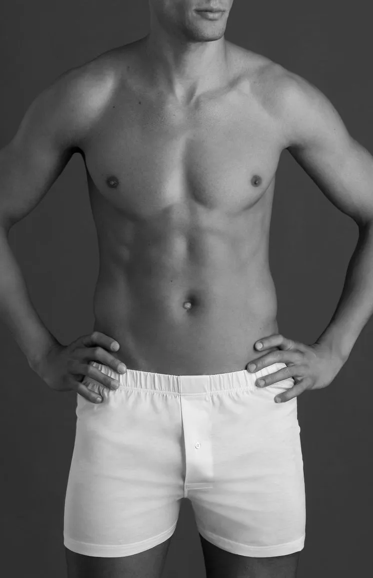 Bresciani White Cotton Boxers