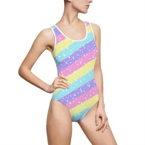 Cosmic Rainbow Women's Classic One-Piece Swimsuit