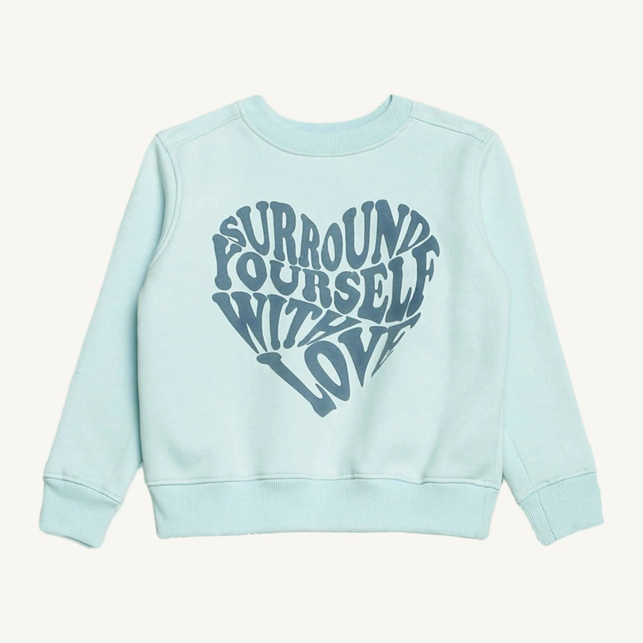 Girls Love Print Sweatshirt