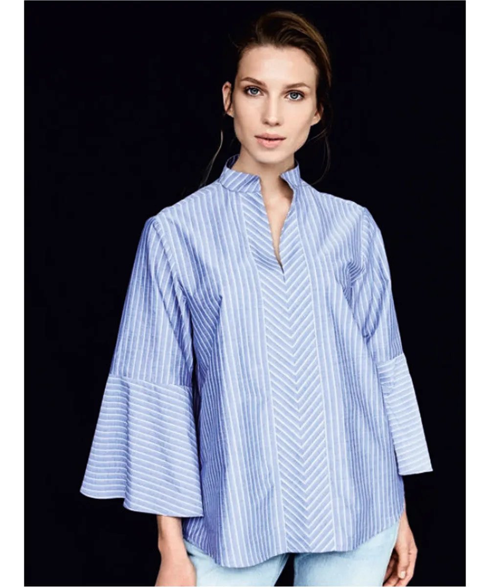 HARSHMAN Pepper Blouse in Gray