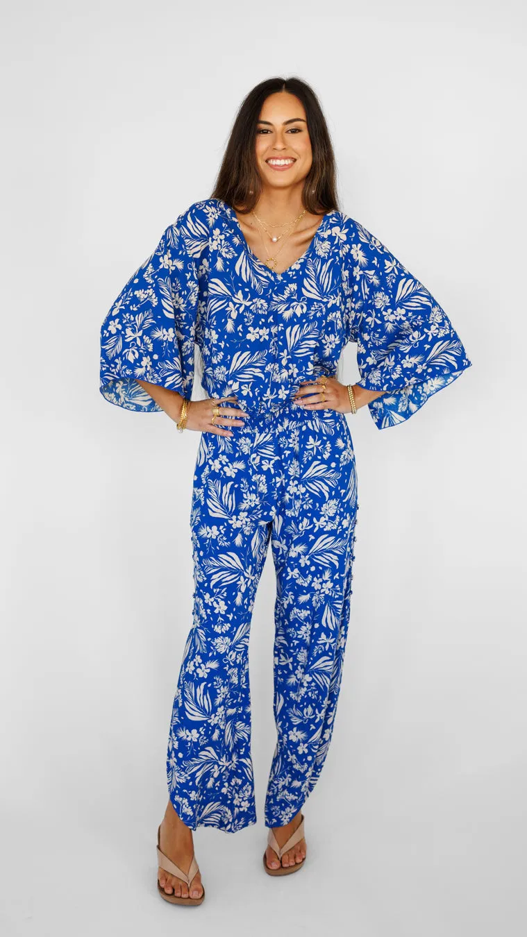 Haven Pant / Hula Sapphire