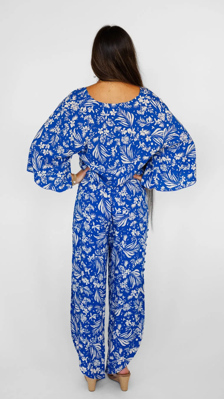 Haven Pant / Hula Sapphire