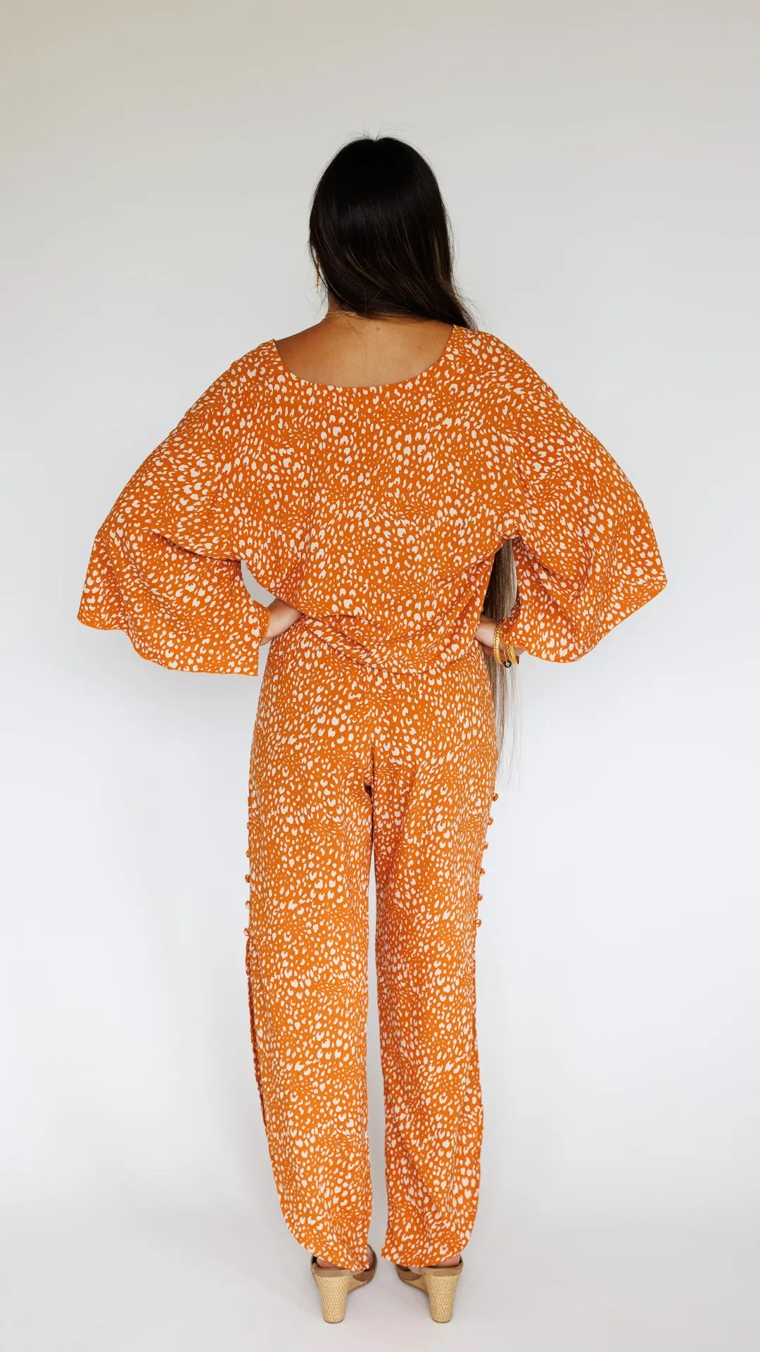 Haven Pant / Speckled Papaya