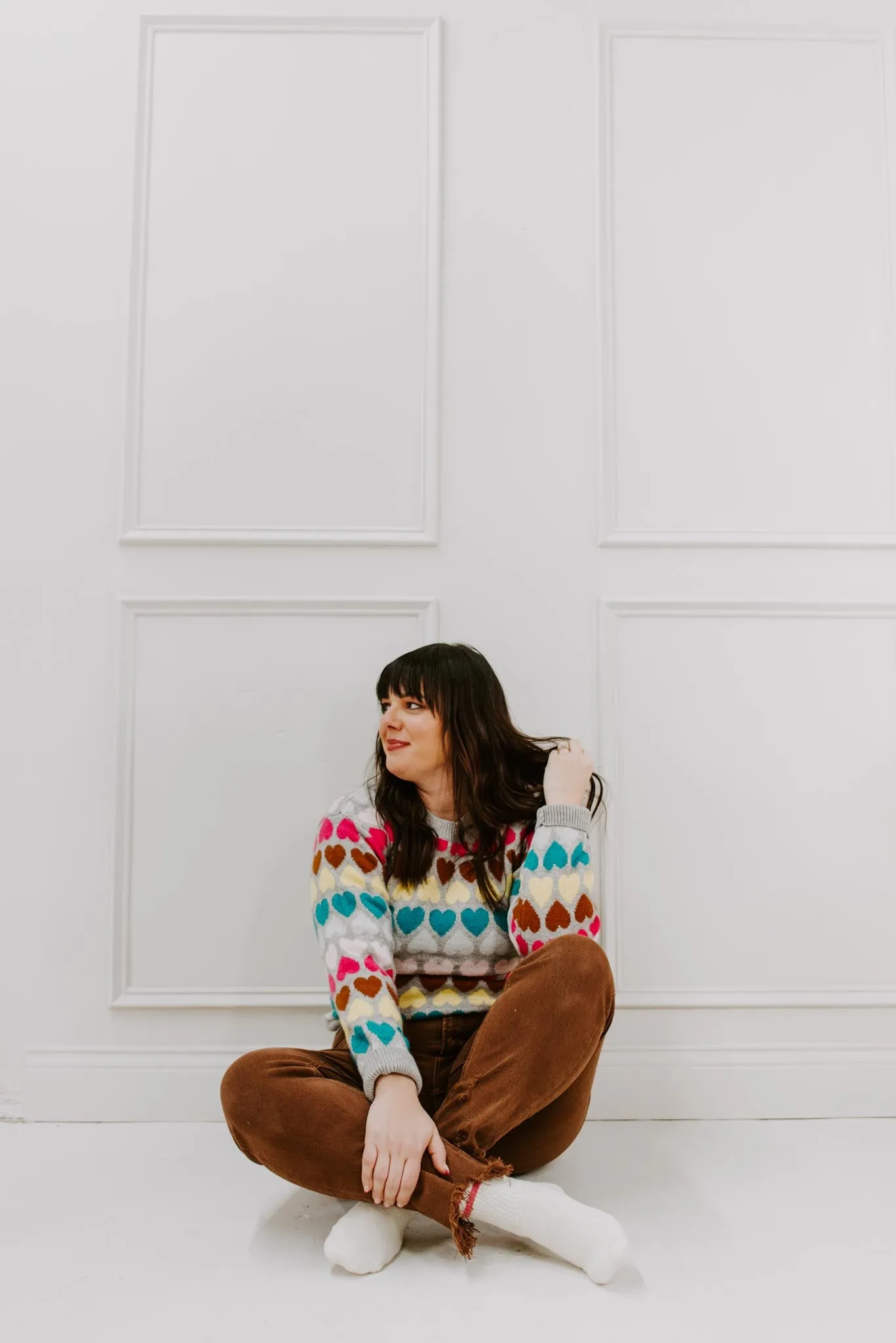 Heart On Your Sleeve Knit Sweater