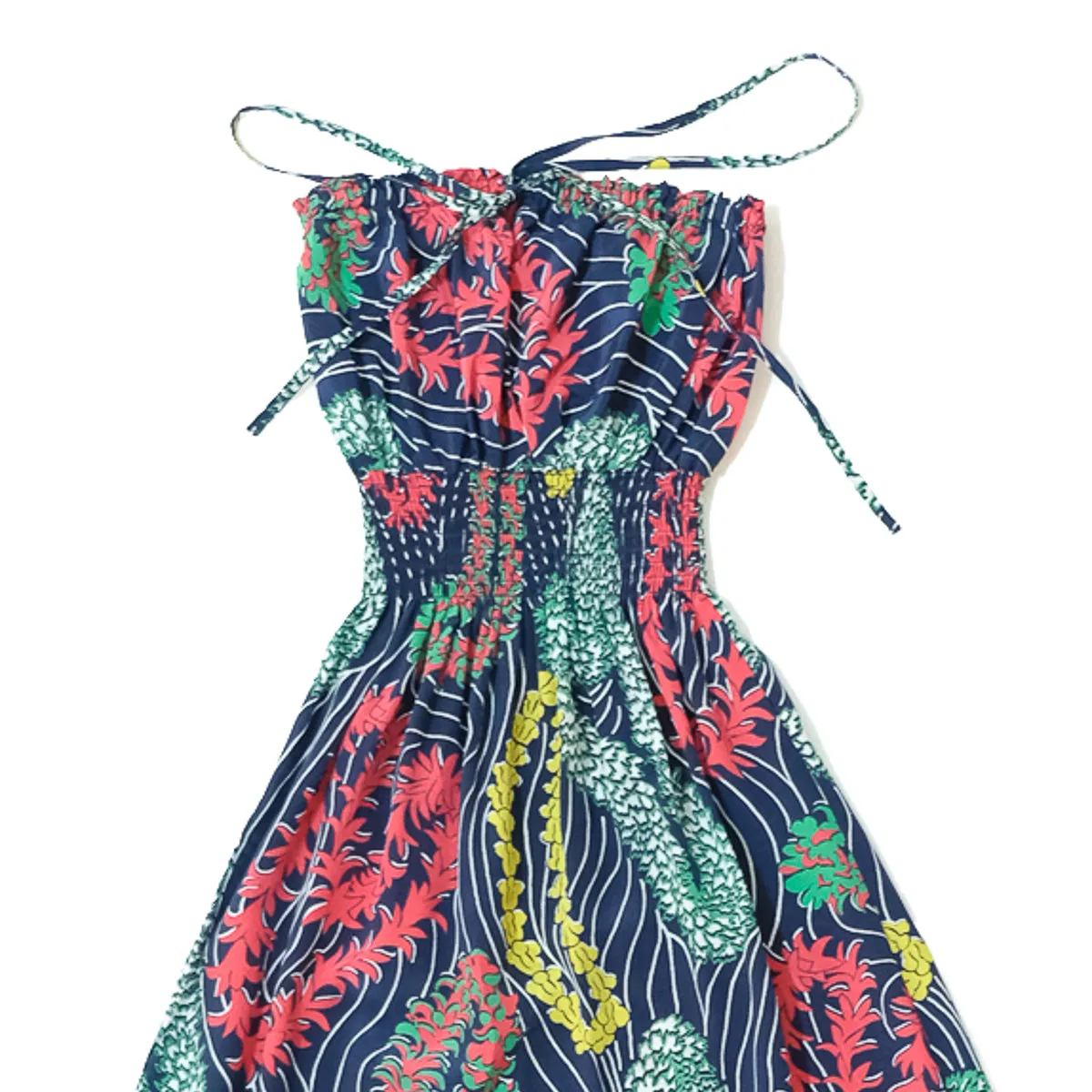 Ho'olaule'a (Long Halter Dress) - Navy