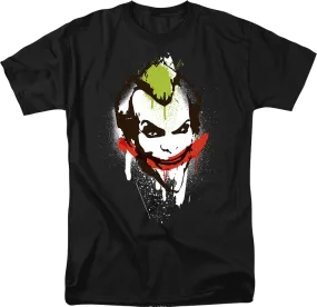 Joker Splattered Paint DC Comics T-Shirt