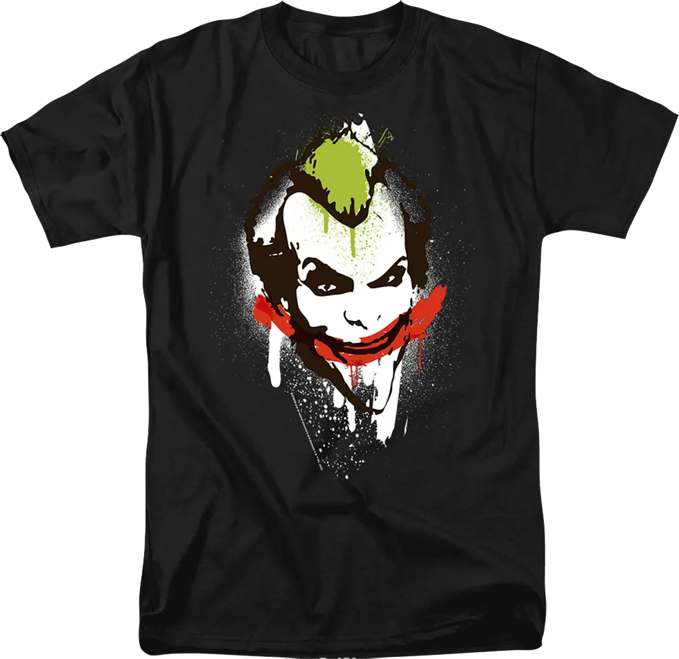 Joker Splattered Paint DC Comics T-Shirt