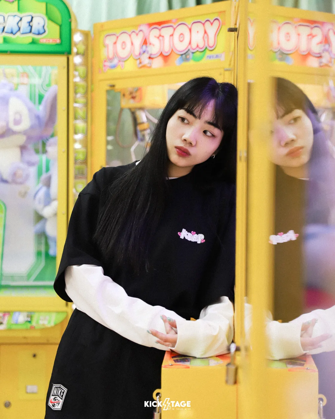 #KEEP PIXEL HEART TEE 【KS205】