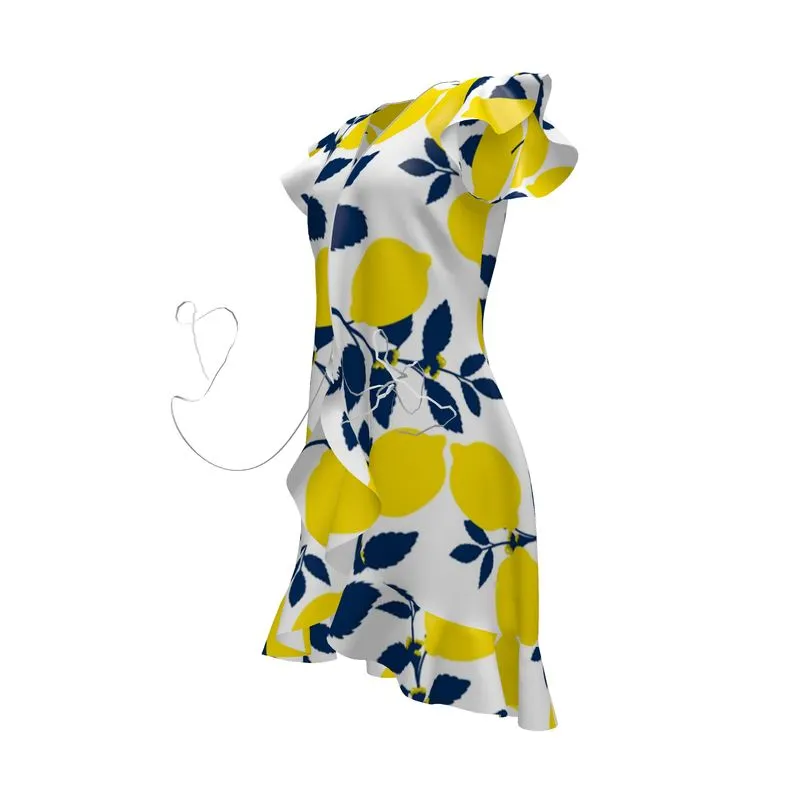 Lemony Fresh Tea Dress