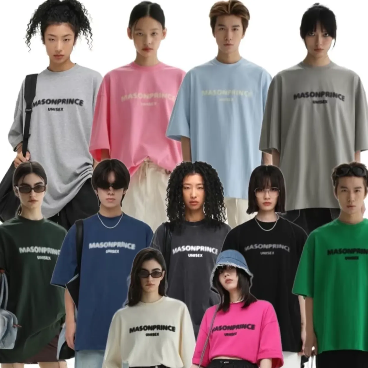 MasonPrince Faded Logo Tee (10 COLOURS)