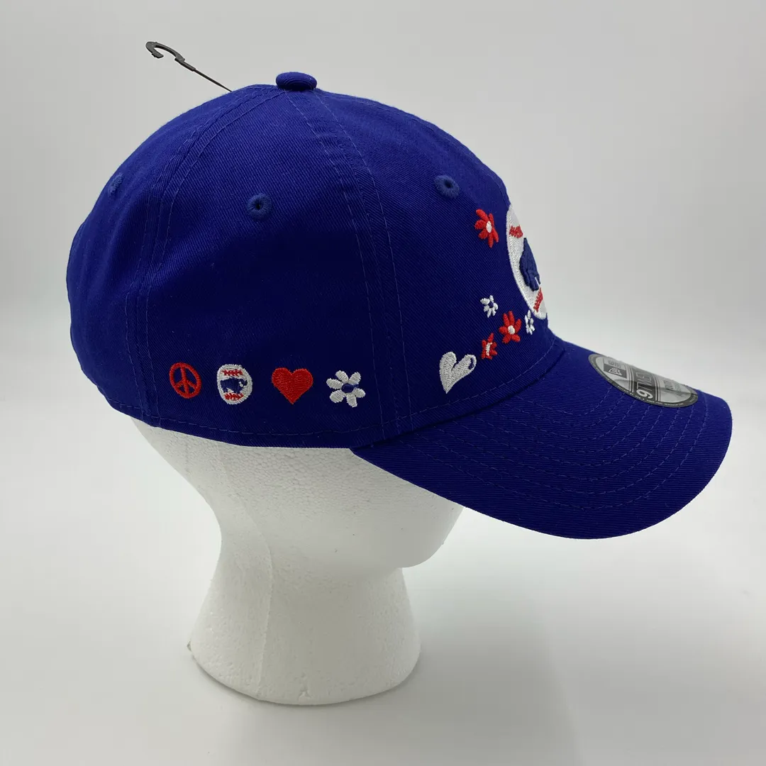New Era Buffalo Bisons Flower Royal Youth Adjustable Hat