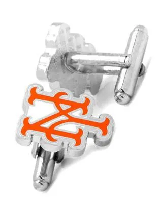 New York Mets Officially Licensed Cufflinks - Enamel Detail - Bullet Back