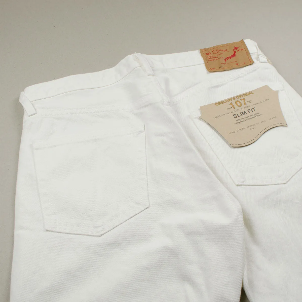 orSlow - Ivy Fit Denim 107 - White