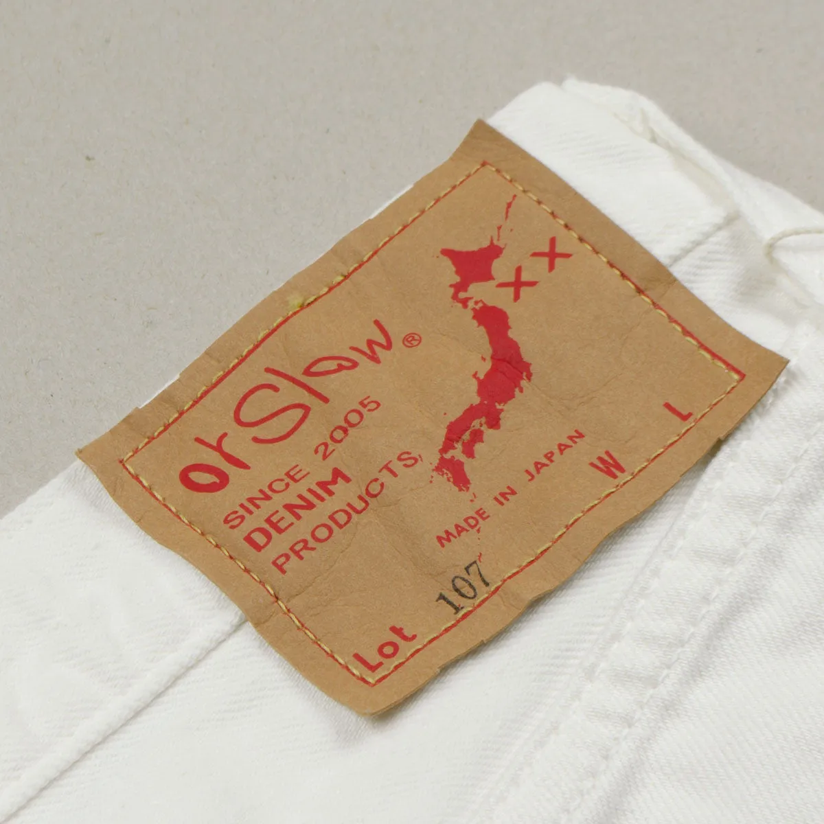 orSlow - Ivy Fit Denim 107 - White