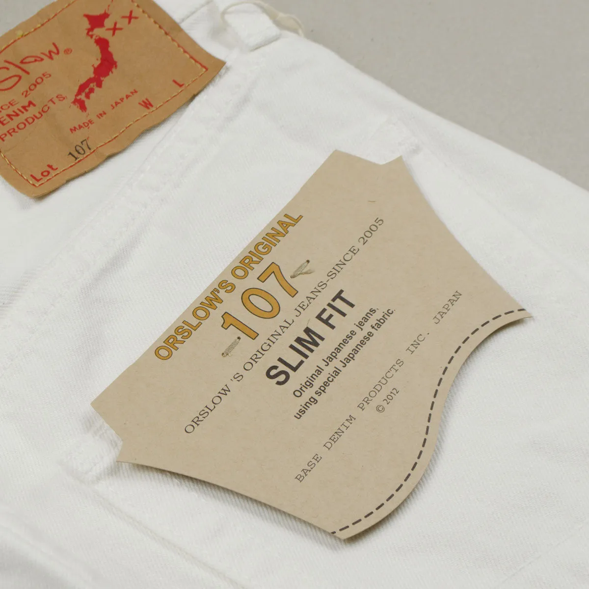 orSlow - Ivy Fit Denim 107 - White