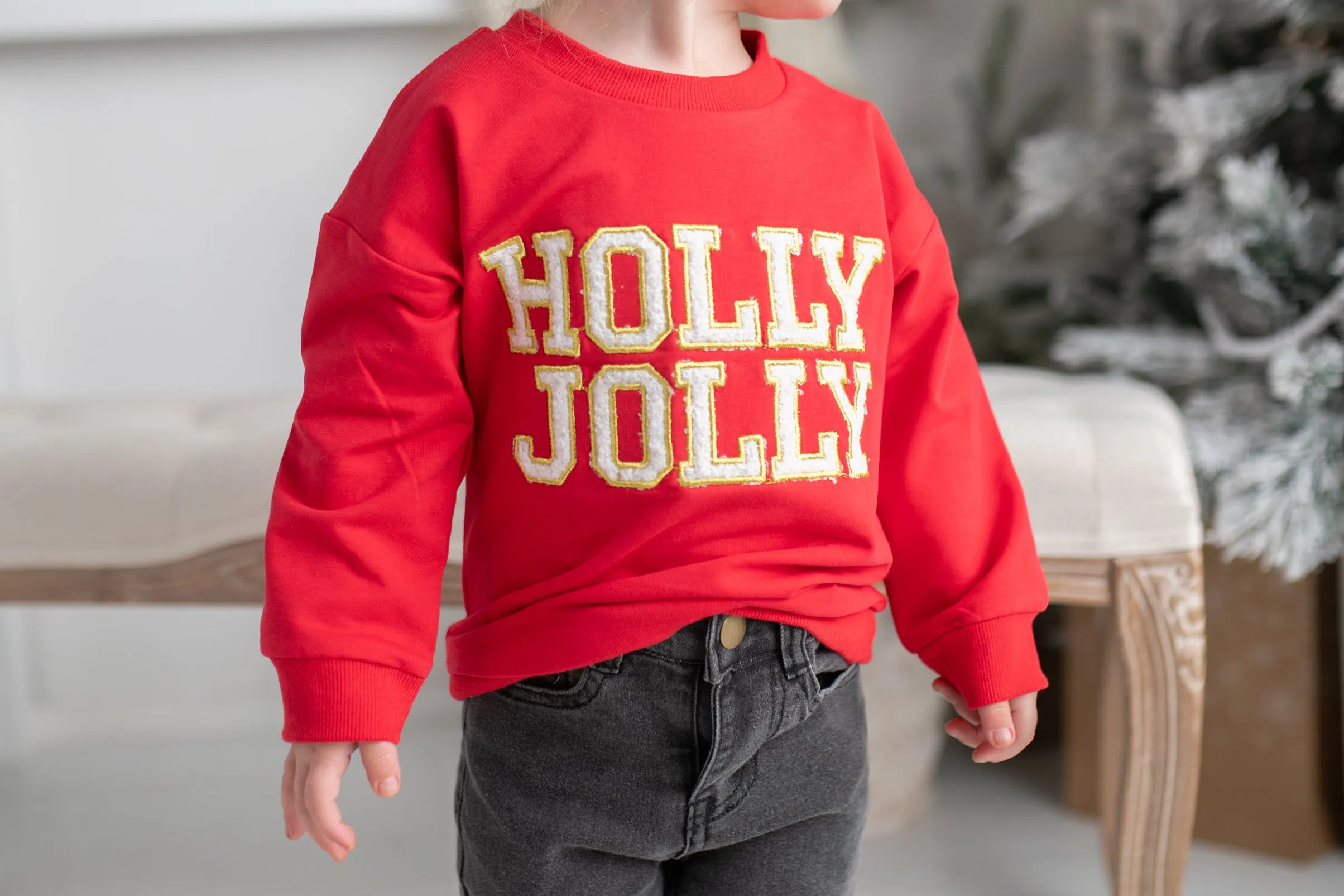 "Holly Jolly" Kid's Sweatshirt