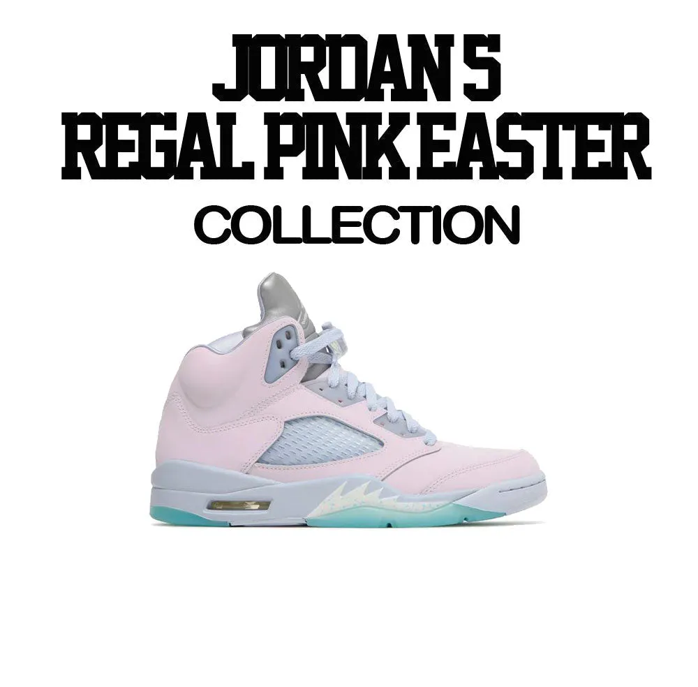 Retro 5 Regal Pink Easter Rookie Bear Shirt