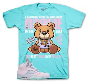 Retro 5 Regal Pink Easter Rookie Bear Shirt