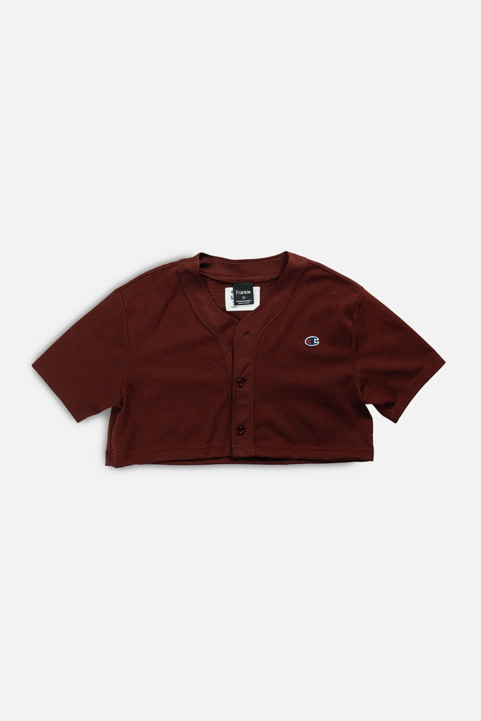 Rework Crop Champion Baseball Jersey - M