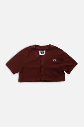 Rework Crop Champion Baseball Jersey - M