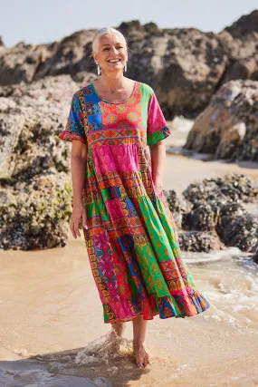 Sabre Maxi Dress in Elodie