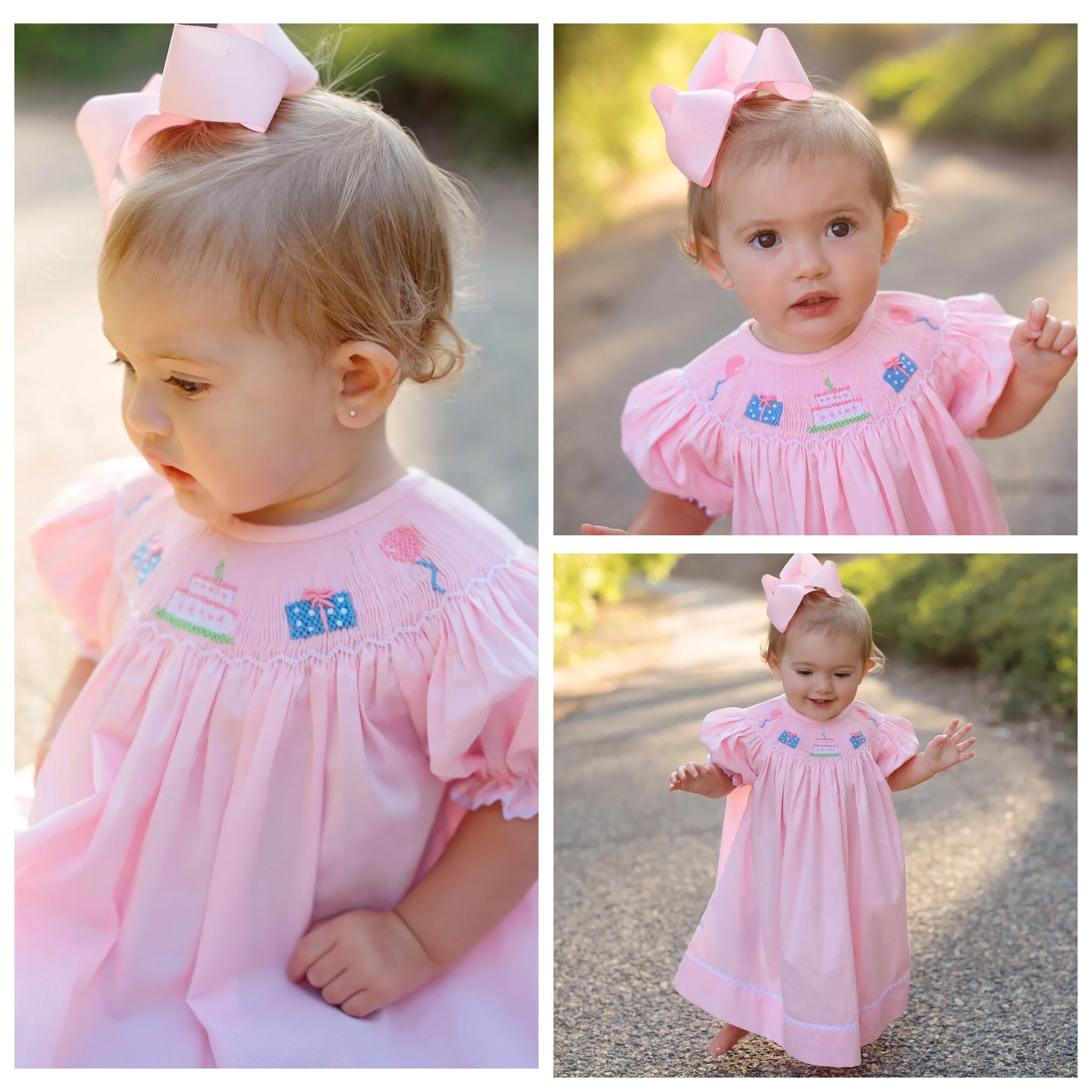 Smocked Birthday Bishop