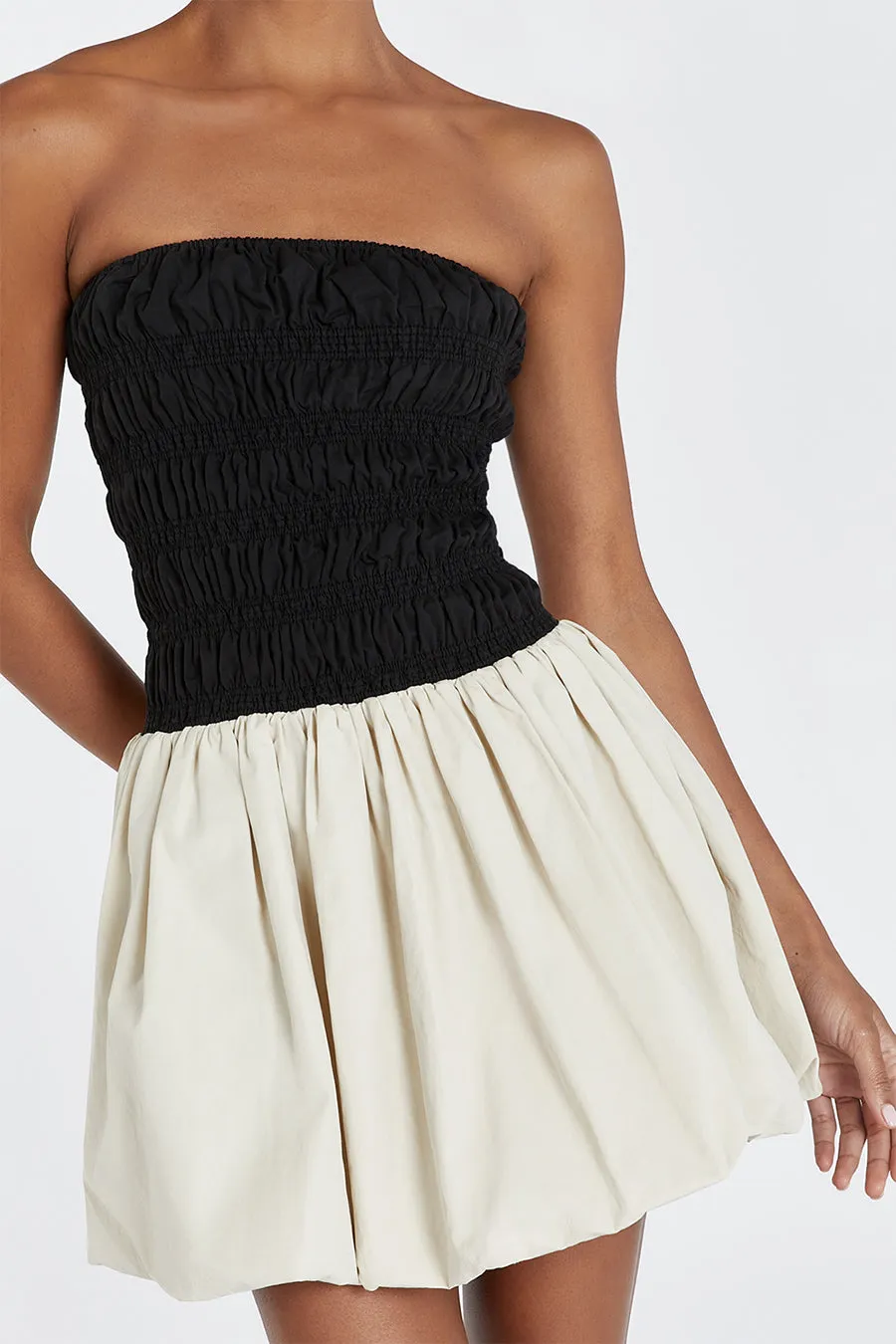 STEVIE BLACK AND STONE MINI DRESS