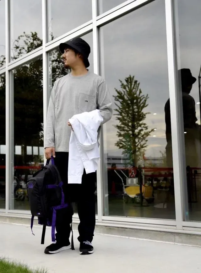 The North Face Purple Label Long Sleeve Pocket Tee [NT3961N]