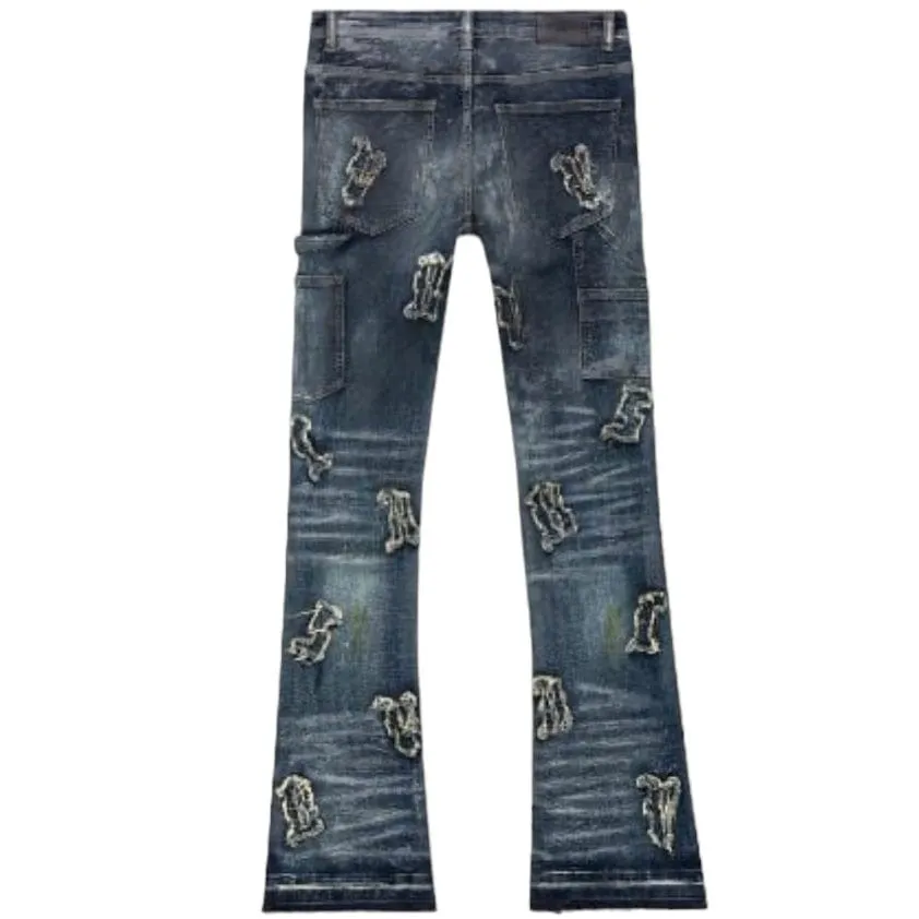 Valabasas Loomis Denim Stacked Jean (Blue Wash) VLBS3897