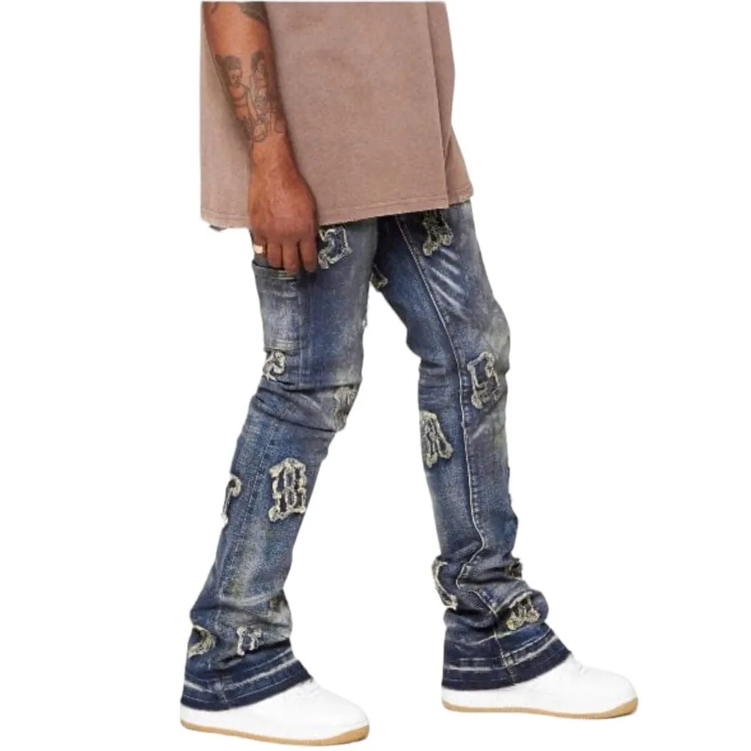 Valabasas Loomis Denim Stacked Jean (Blue Wash) VLBS3897
