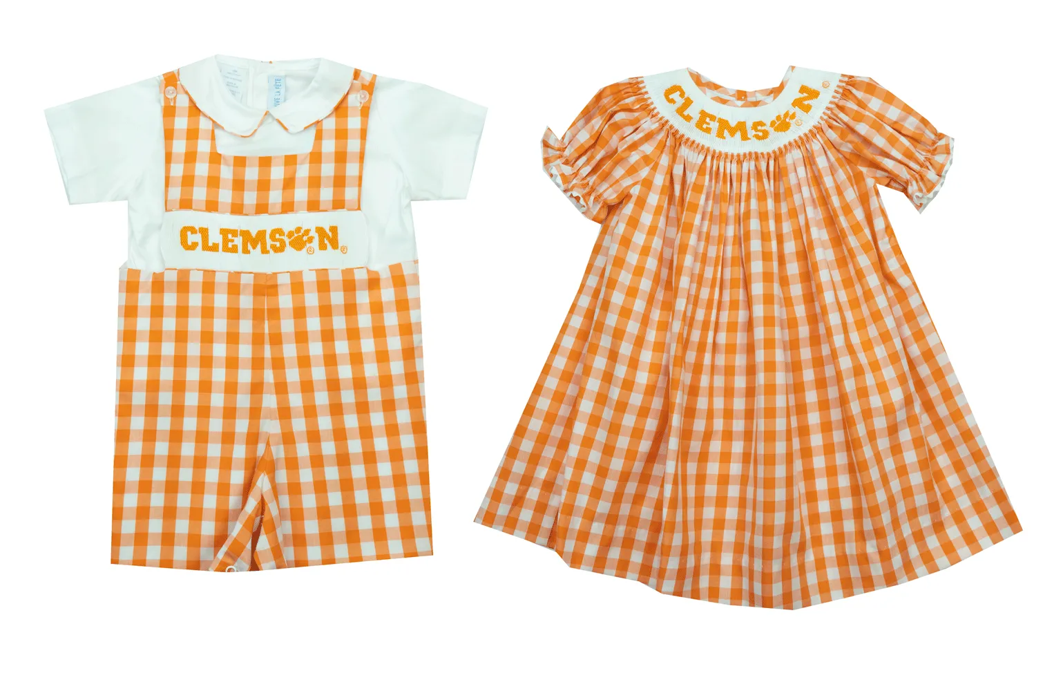 Vive La Fete Smocked Clemson Shortall