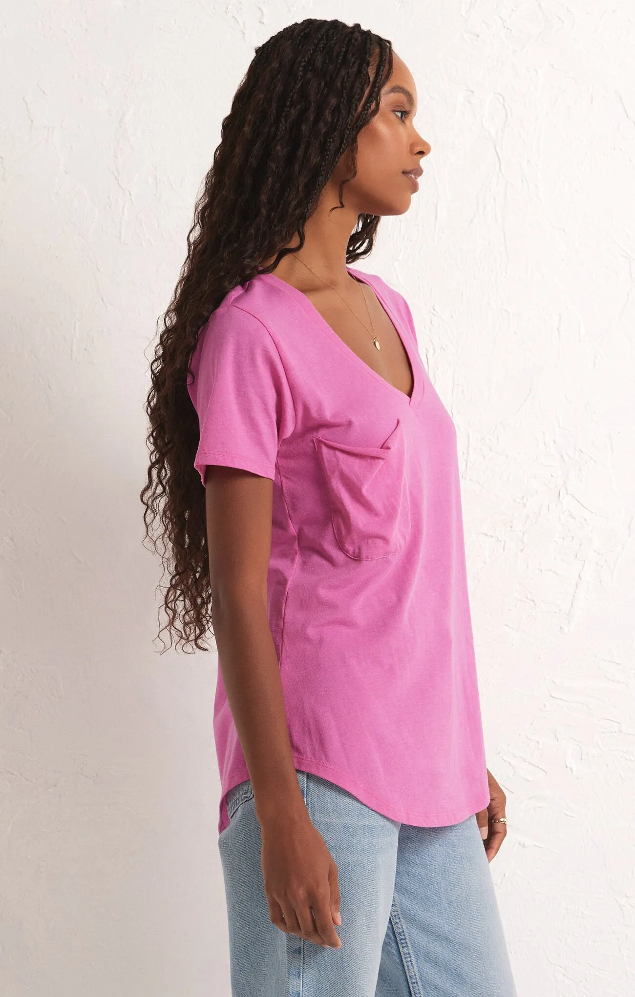 Z Supply The Pocket Tee - Heartbreaker Pink